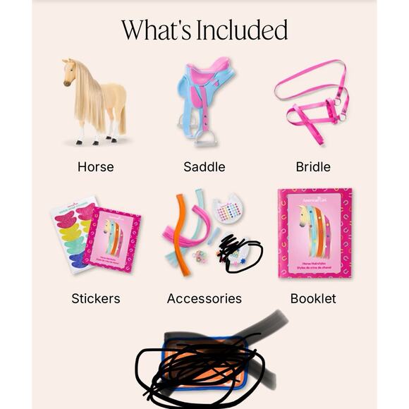 American Girl Lila Monetti’s Hollyhock Horse Girl of the Year (GOTY 2024) - Picture 13 of 13